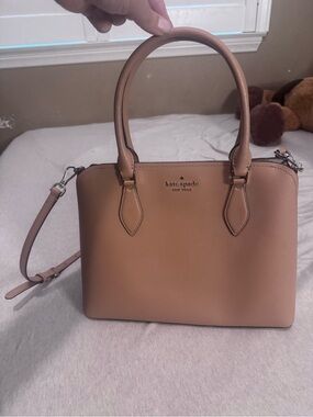 Kate Spade Large Darcy Satchel Tan